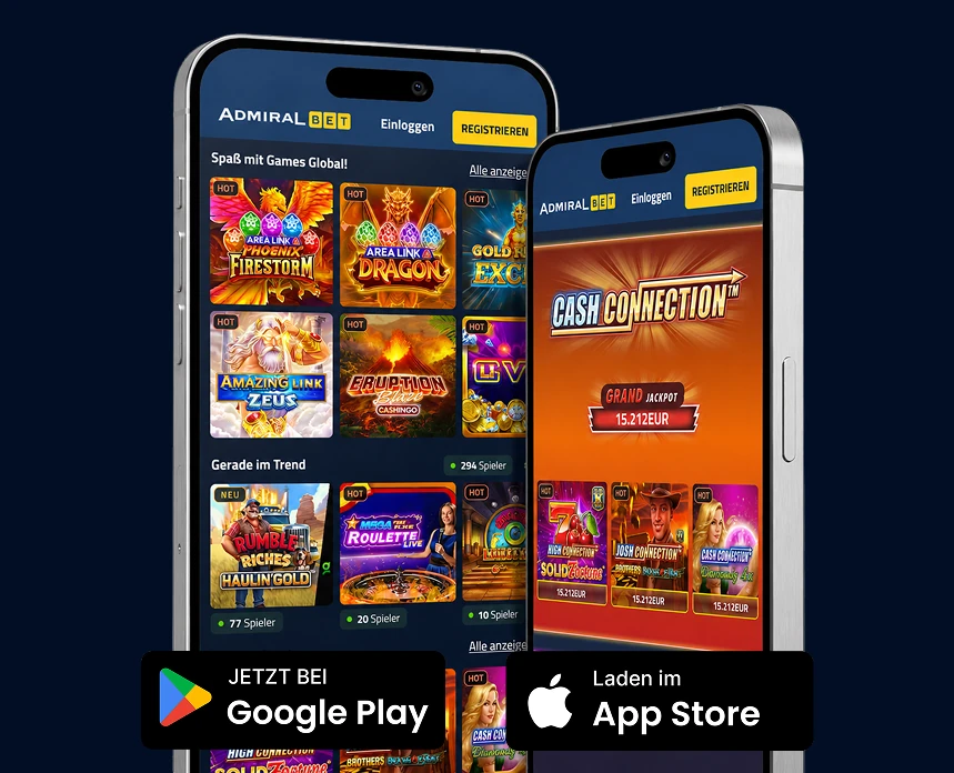 AdmiralBet Willkommensbonus 1.500€ und Freispiele
